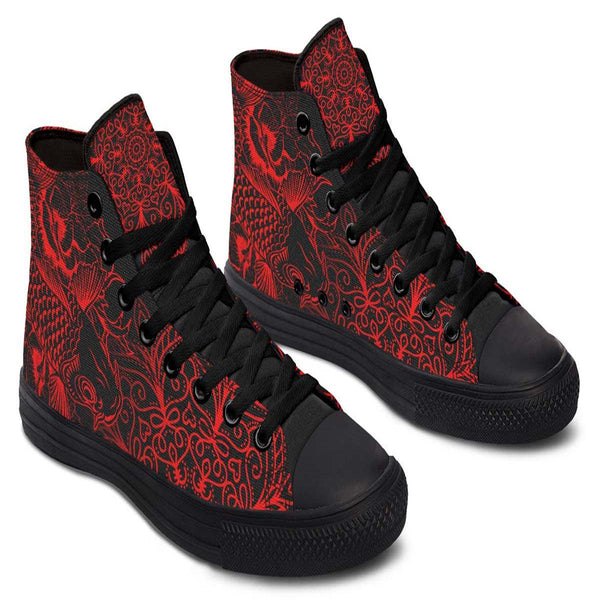 Printed Couple High-top Canvas Shoes - Super Amazing Store