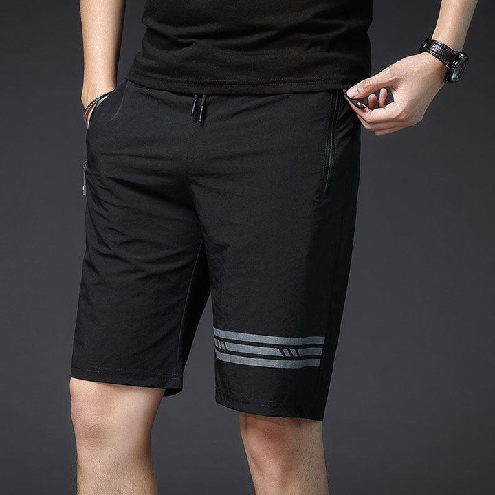 Zipper pocket short quick drying stretch pants for men - Super Amazing Store