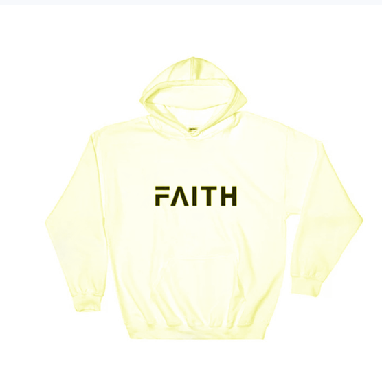 Faith Letter Print Women Hoodie Q2