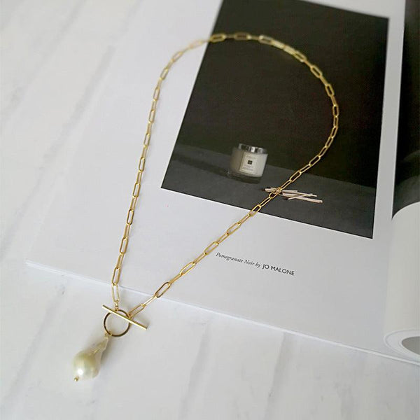 Vintage Cold Wind Irregular Natural Pearl Necklace - Super Amazing Store