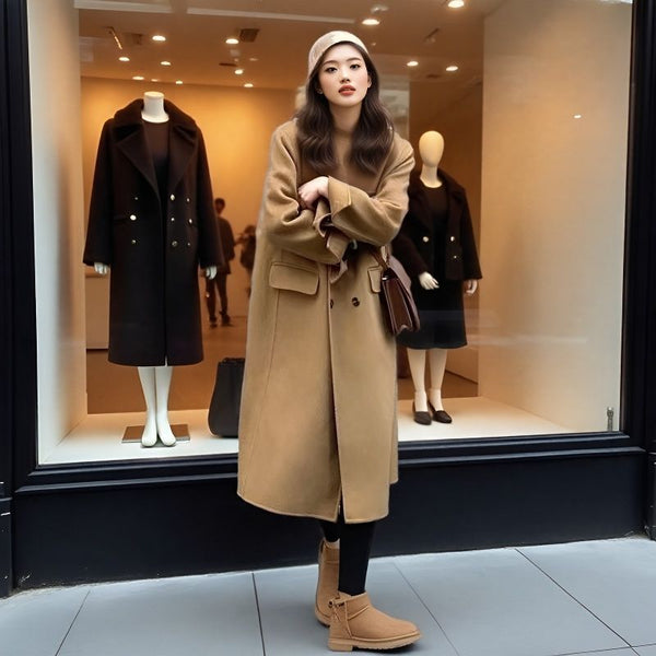 High-grade Double-sided Cashmere Wool Women's Suit Jacket Super Amazing Store