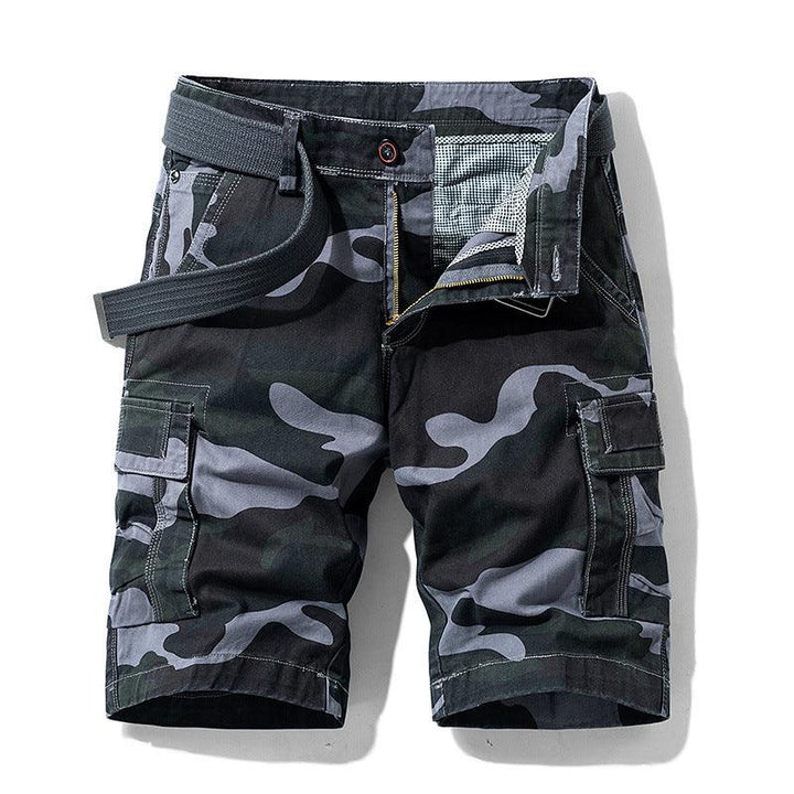 Camouflage Overalls Five-Point Pants Loose Breathable Casual Shorts Men - Super Amazing Store