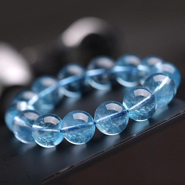 Women's Natural Ice Aquamarine Bracelet Crystal Bracelet - Super Amazing Store