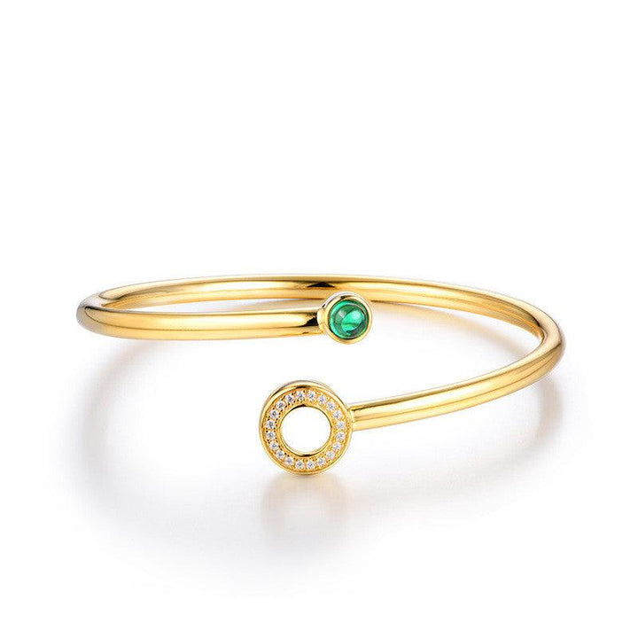 Fashion Emerald Women Bangle Street Bracelet - Super Amazing Store