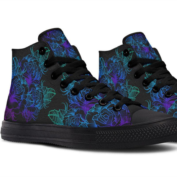 Printed Couple High-top Canvas Shoes - Super Amazing Store