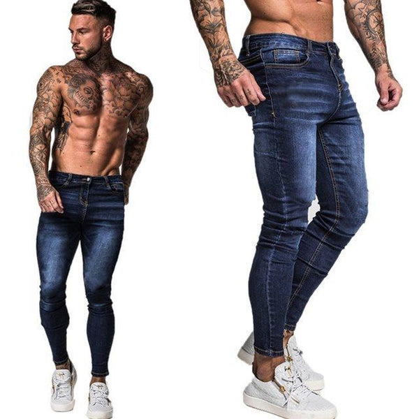 Patchwork Pants Jeans Men's Fit - Super Amazing Store