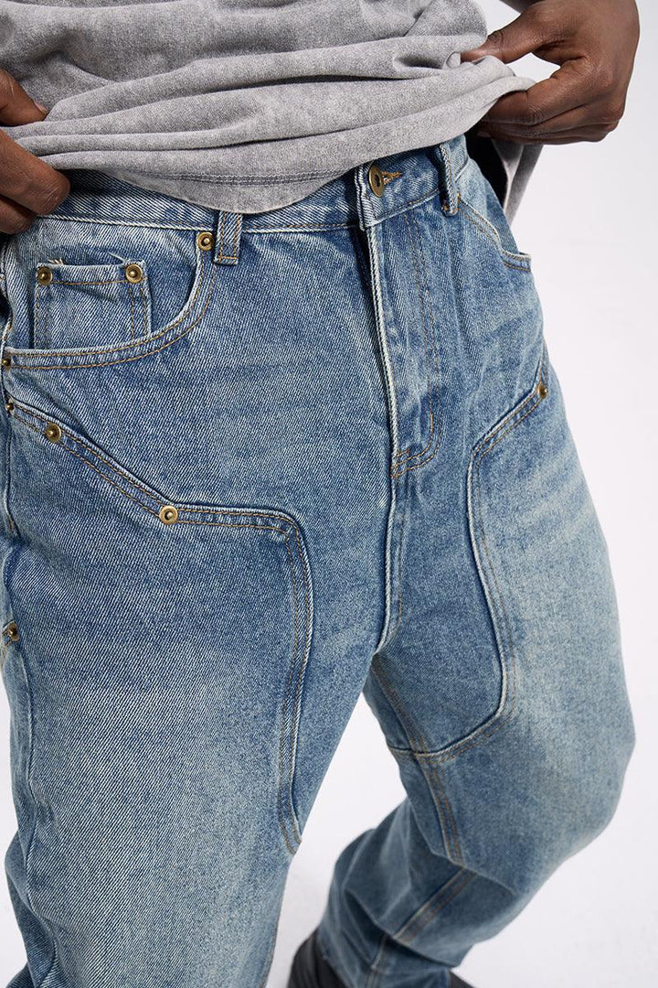 Casual Western Vintage Jeans Men - Super Amazing Store