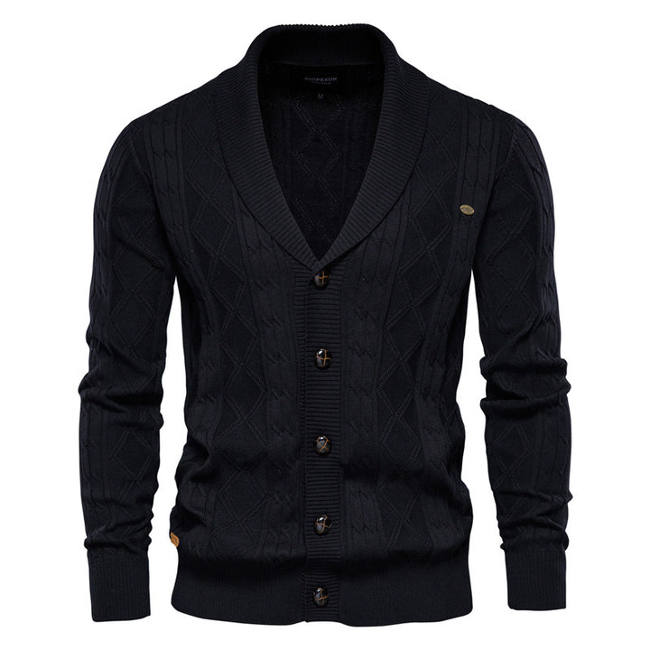 Men's Cardigan Sweater Padded Sweater Trend - Super Amazing Store