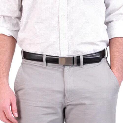 Microfiber Leather Mens Ratchet Belt, Belts For Men Adjustable Automatic Buckle - Super Amazing Store