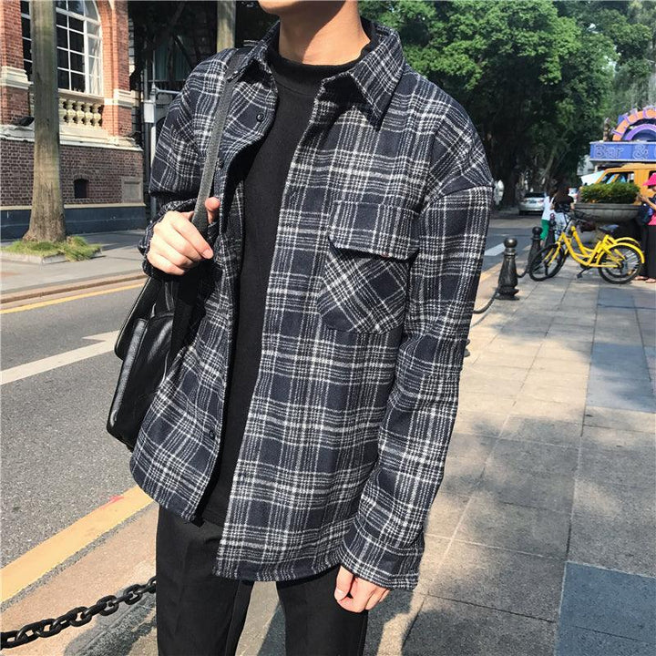 Korean Style Loose Long-sleeved Shirts For Men And Women - Super Amazing Store