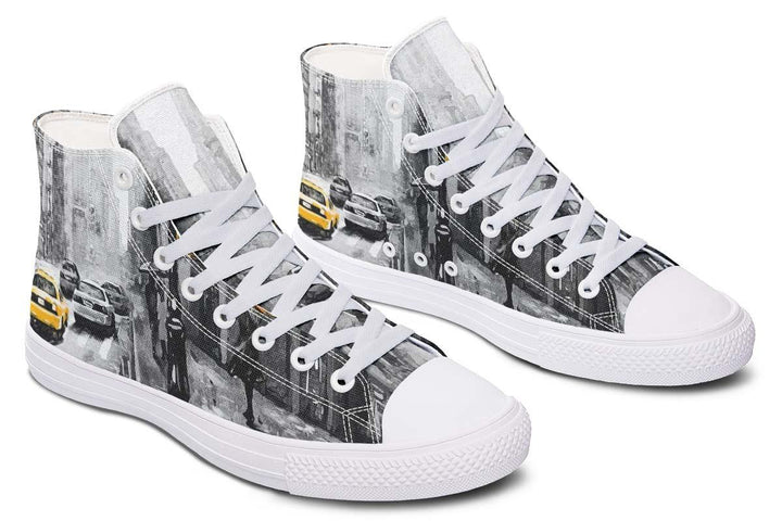 Printed Couple High-top Canvas Shoes - Super Amazing Store