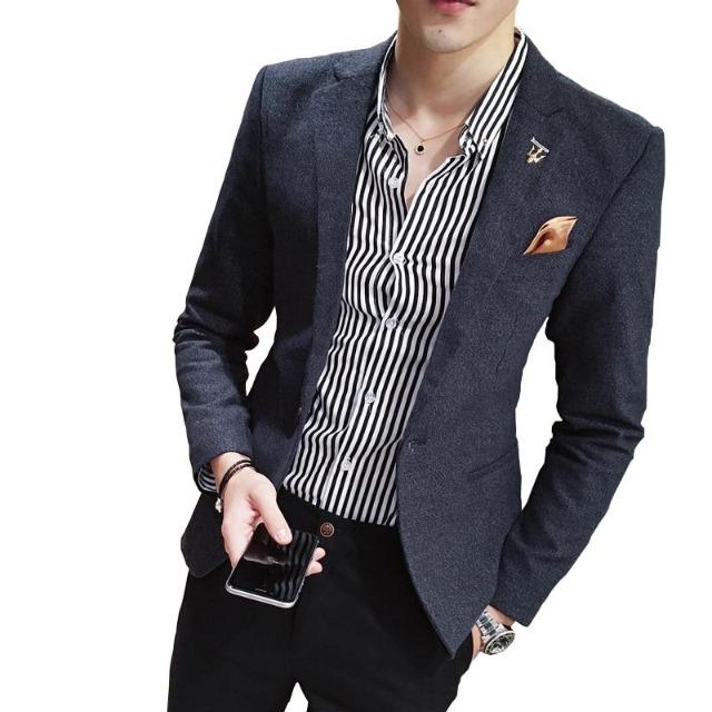 Men's Casual Suit Jacket One-piece Top - Super Amazing Store