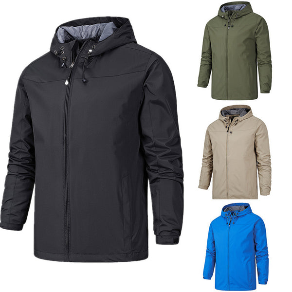 Outdoor Windproof And Waterproof All Season Mountaineering Jacket For Men Q2