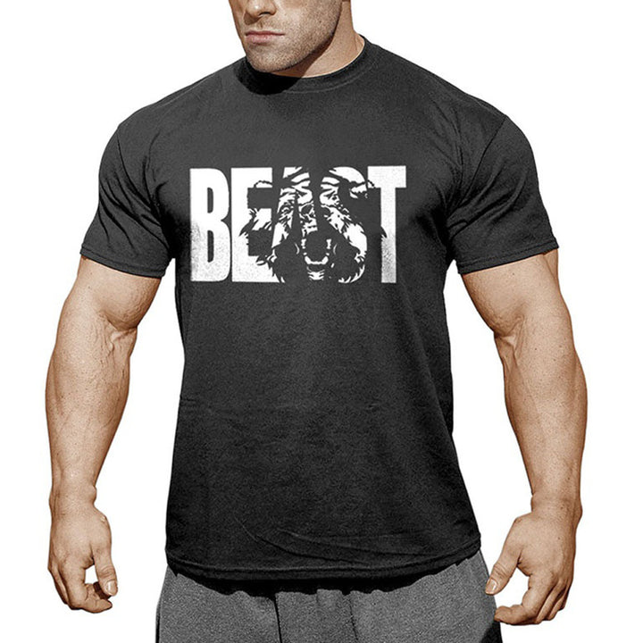 Fitness Sports Combed Cotton Plus Size Summer T-shirt - Super Amazing Store