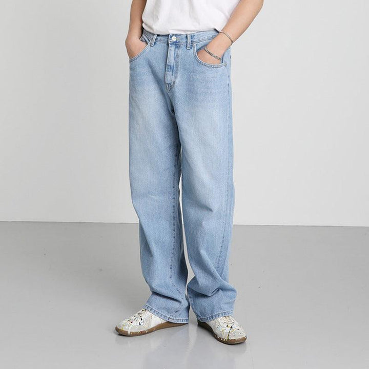 Men's Loose Washable Wide Leg Jeans - Super Amazing Store