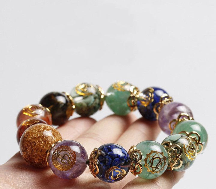 Seven Chakra Organ Bracelet Healing Energy Bracelet Crystal Bracelet - Super Amazing Store