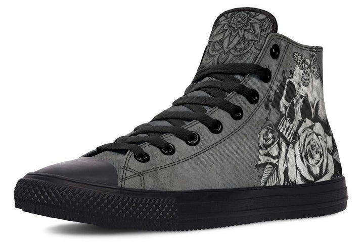 Printed Couple High-top Canvas Shoes - Super Amazing Store