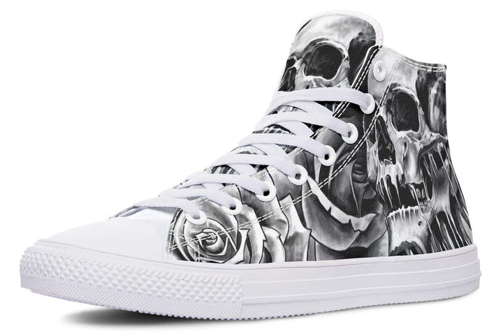 Printed Couple High-top Canvas Shoes - Super Amazing Store