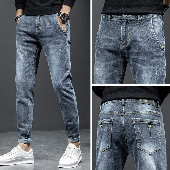 Autumn Men's Jeans Slim Feet - Super Amazing Store