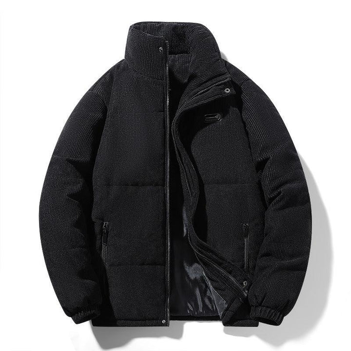 Corduroy Cotton-padded Jacket For Men Fleece-lined Warm And Breathable Q2