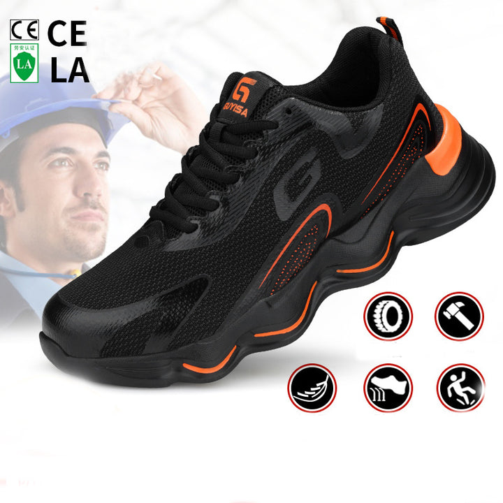 Steel Toe Shoes For Men Work Safety Shoes Nonslip Indestructible Sneakers - Super Amazing Store