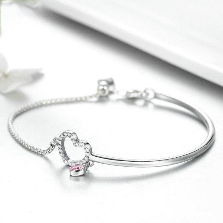Women's Heart S925 Sterling Silver Women's Bracelet Bracelet Accessories - Super Amazing Store