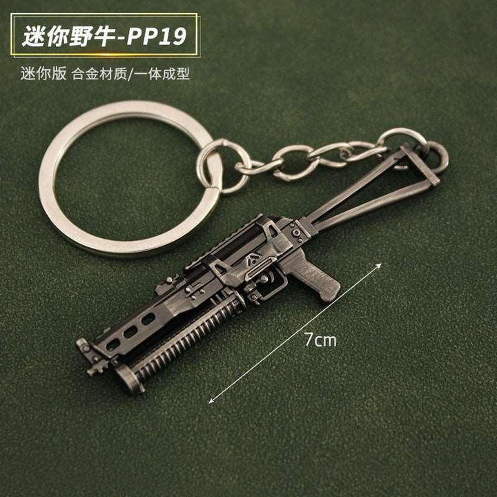 Alloy P92 Model G17 Sand Eagle Left Wheel Keychain - Super Amazing Store