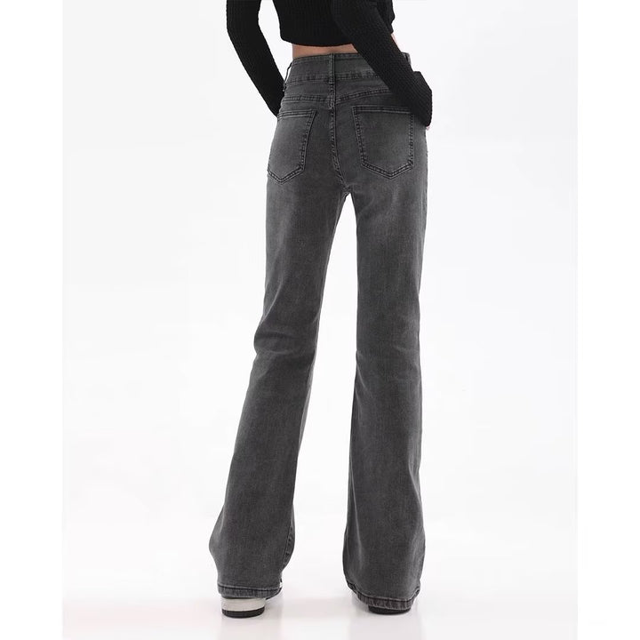 Retro American Slightly Flared Jeans Women - Super Amazing Store