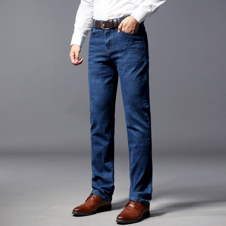 Jeans men's straight loose Q2