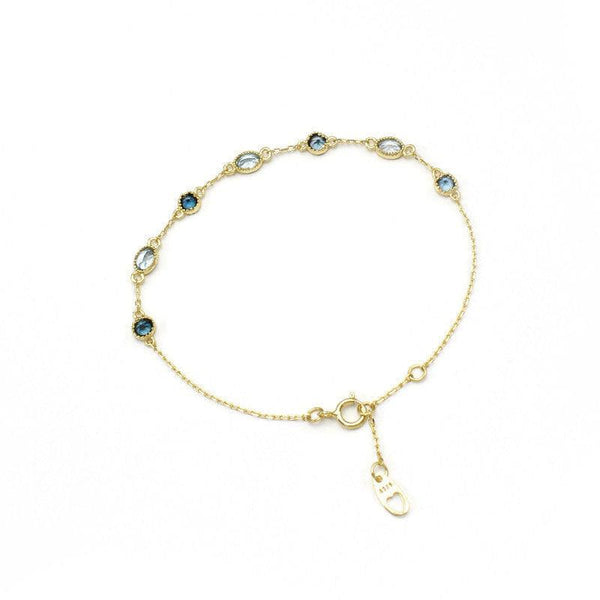 Light luxury sapphire blue toppa bracelet women - Super Amazing Store