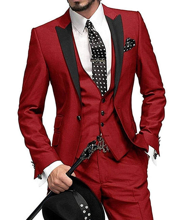 Men's Three-piece Suit Bridegroom Best Man Wedding Suit Men - Super Amazing Store