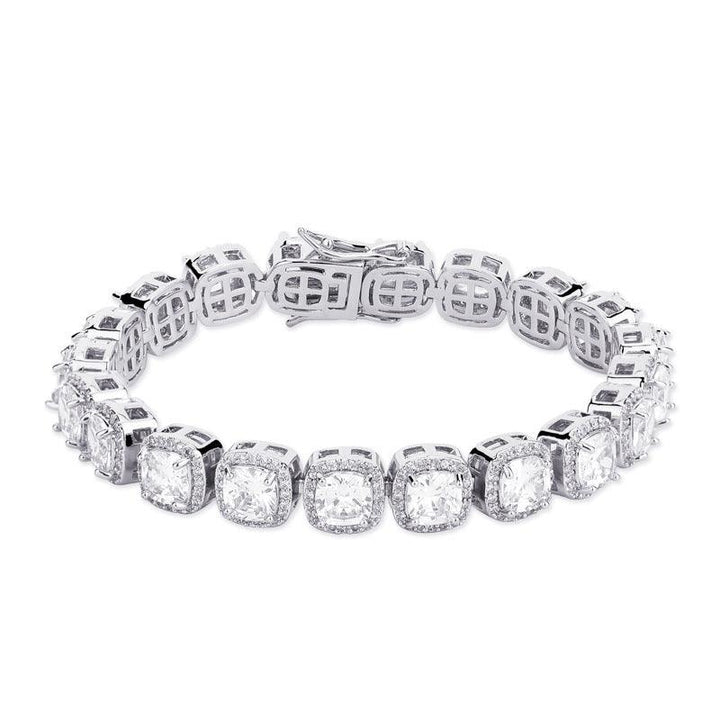 Hip-hop square zircon trendy bracelet - Super Amazing Store