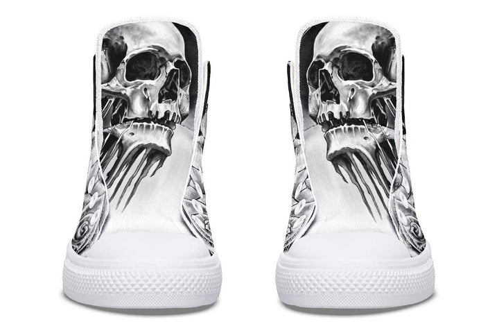 Printed Couple High-top Canvas Shoes - Super Amazing Store