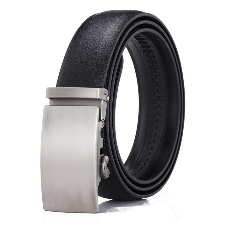 Microfiber Leather Mens Ratchet Belt, Belts For Men Adjustable Automatic Buckle - Super Amazing Store