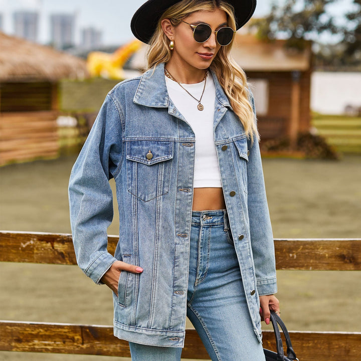 Versatile Classic Retro Classic Loose Denim Jacket Top Super Amazing Store