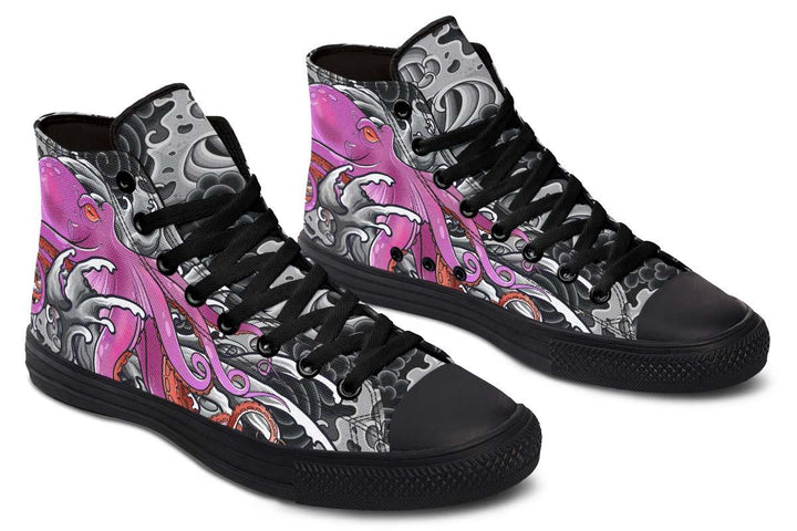 Printed Couple High-top Canvas Shoes - Super Amazing Store