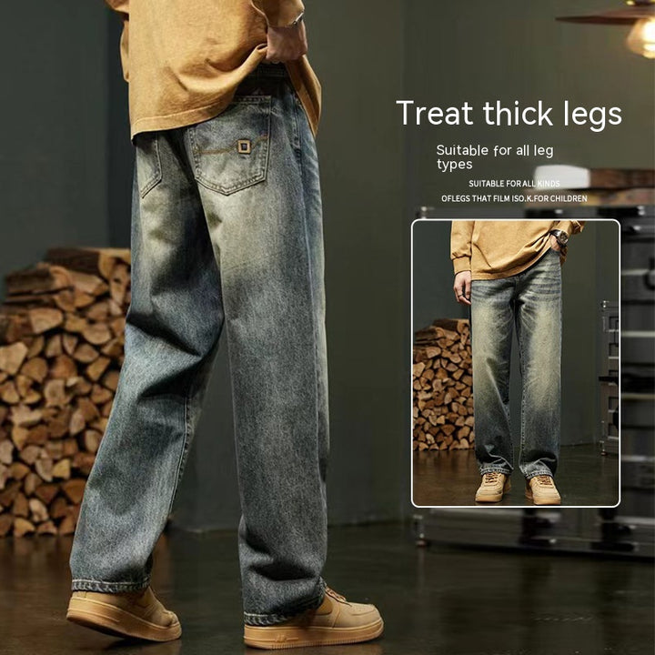 Men's Loose Straight Cargo Pants - Super Amazing Store