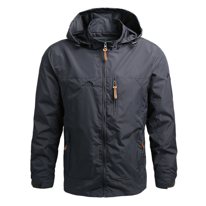 Mountaineering Windbreaker Outdoor Sports Jacket Men Q2