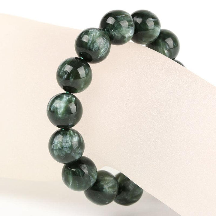 Dark Green Dragon Scale Effect Crystal Bracelet - Super Amazing Store