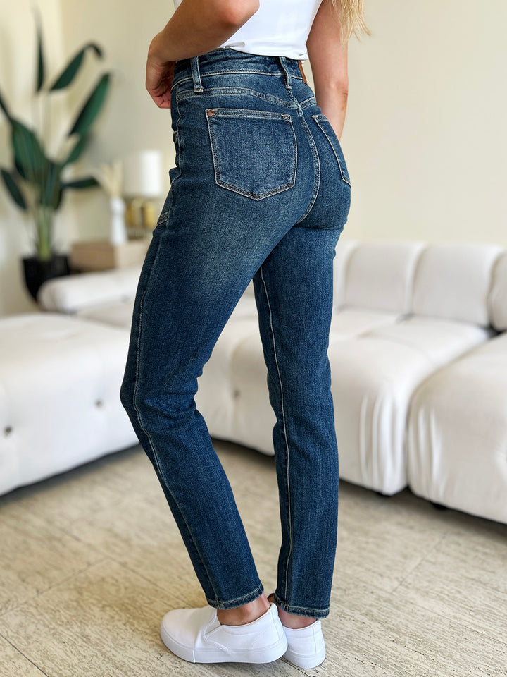 Judy Blue Full Size High Waist Skinny Jeans Trendsi