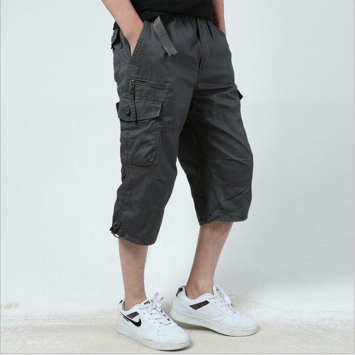 Summer Loose Cropped Trousers Shorts Men 7 Points - Super Amazing Store