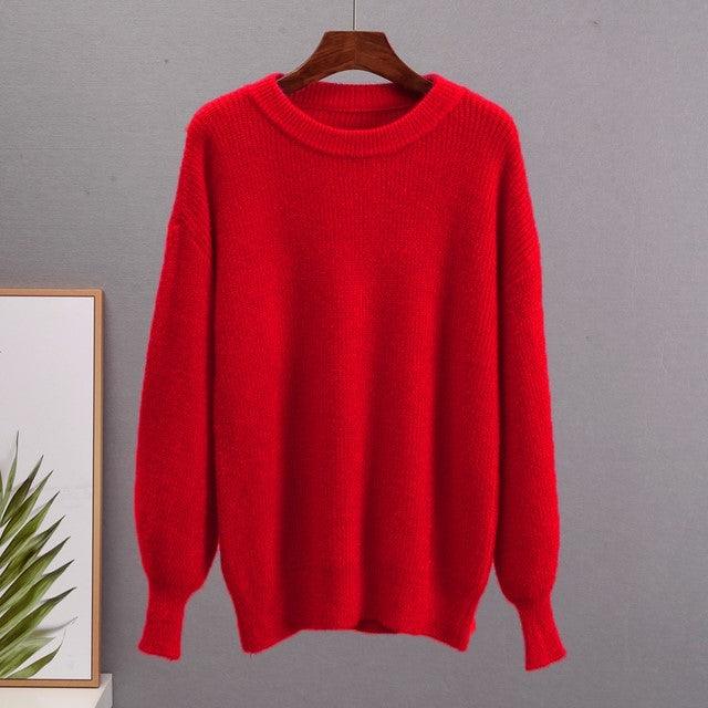 Warm Ladies Sweater Women Knitwear Knitted Sweaters - Super Amazing Store