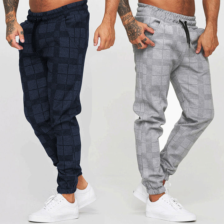 Printed Casual Trousers Fashion Casual Tappered Q2