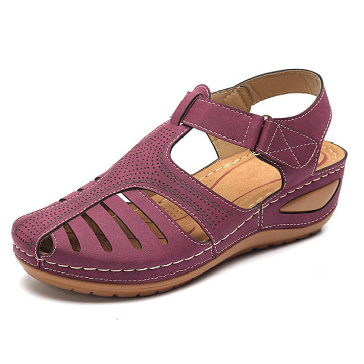 Retro Sandals Round Toe Wedge Sandals - Super Amazing Store