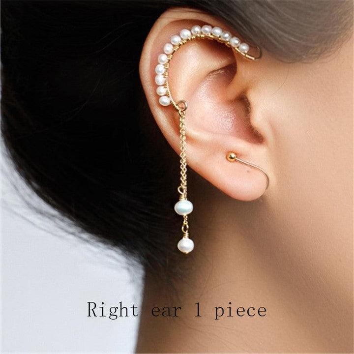 French Romantic Style Natural Freshwater Pearl Earrings - Super Amazing Store