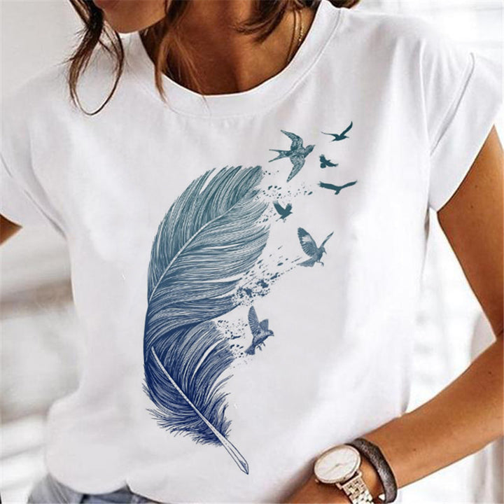 Women Multiple Printed T-shirts Fashion - Super Amazing Store