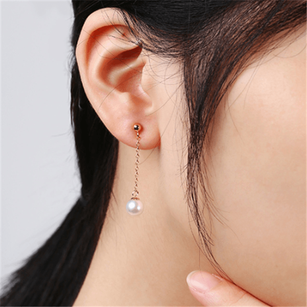 Freshwater pearl ear wire - Super Amazing Store