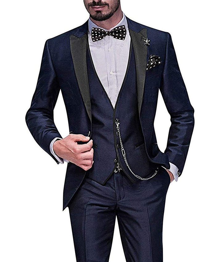 Men's Three-piece Suit Bridegroom Best Man Wedding Suit Men - Super Amazing Store