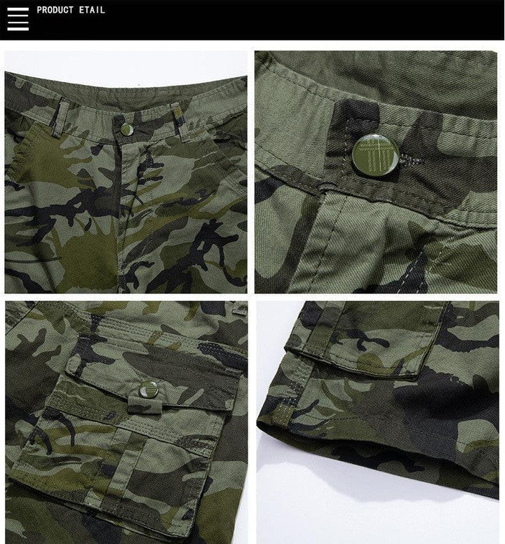 Summer Workwear Men's Camouflage Shorts, Loose Pants, Plus Size European And American Men - Super Amazing Store