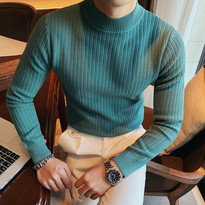 Fashion Collar Solid Color Sweater - Super Amazing Store